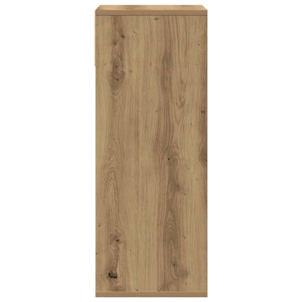 Produktbild för Bokhylla artisan ek 34x31x80 cm konstruerat trä