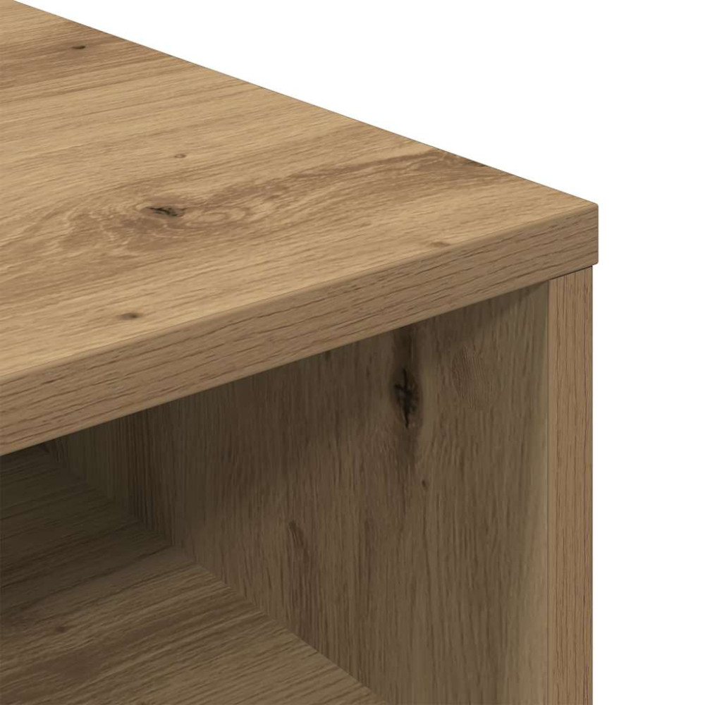 Produktbild för Bokhylla artisan ek 34x31x80 cm konstruerat trä