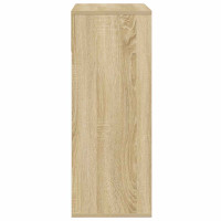 Produktbild för Bokhylla sonoma-ek 66x31x80 cm konstruerat trä