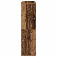 Produktbild för Bokhylla gammalt trä 66x31x112 cm konstruerat trä