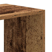 Produktbild för Bokhylla gammalt trä 66x31x112 cm konstruerat trä