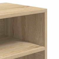 Produktbild för Bokhylla sonoma-ek 60x30x71,5 cm spånskiva