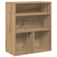Produktbild för Bokhylla artisan ek 60x30x71,5 cm konstruerat trä