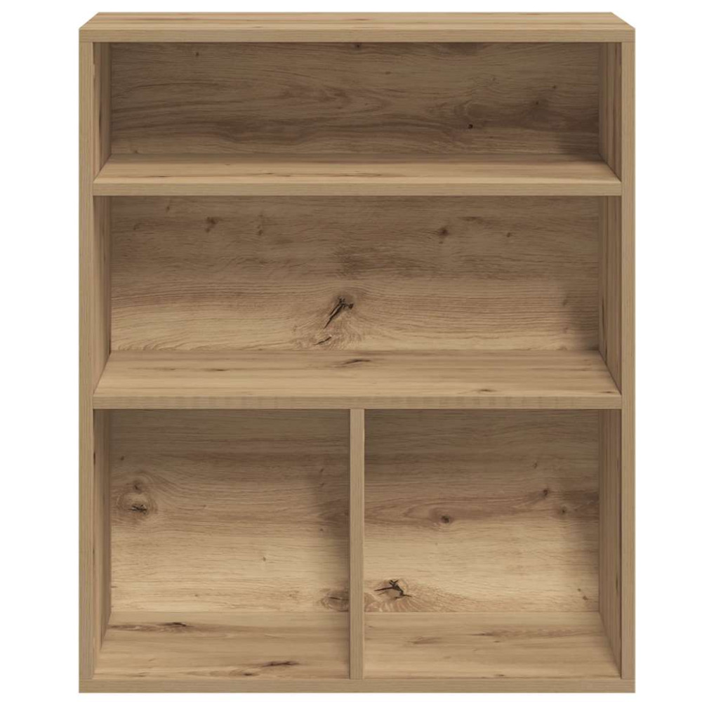 Produktbild för Bokhylla artisan ek 60x30x71,5 cm konstruerat trä