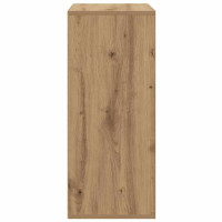 Produktbild för Bokhylla artisan ek 60x30x71,5 cm konstruerat trä