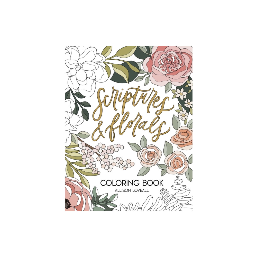 Produktbild för Scriptures and Florals Coloring Book (häftad, eng)