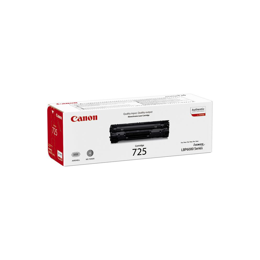 Produktbild för Toner CANON 3484B002 CRG725 1,6K svart