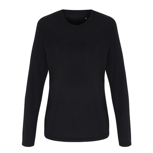 Tri Dri Ladies TriDri® long Sleeve Performance T Shirt Black