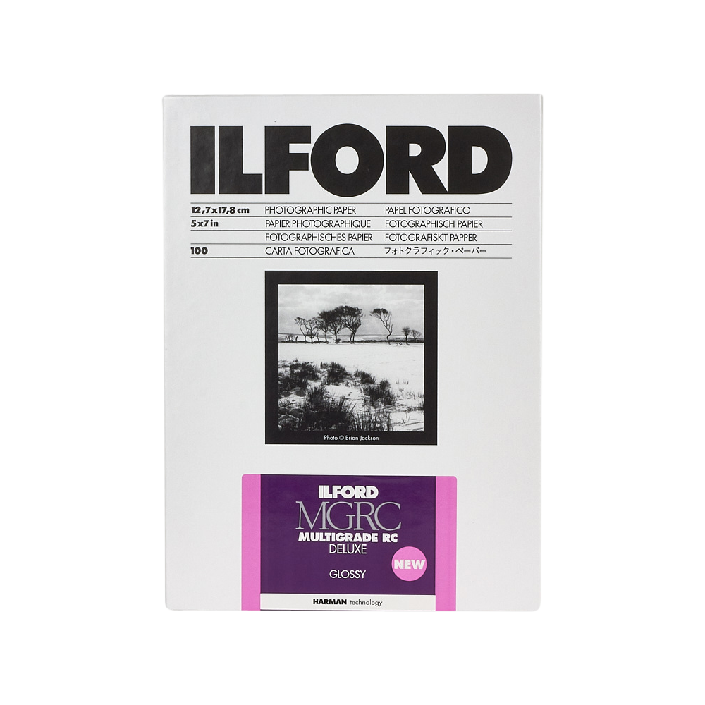 Produktbild för Ilford Multigrade RC Deluxe Glossy 12.7x17.8cm 500