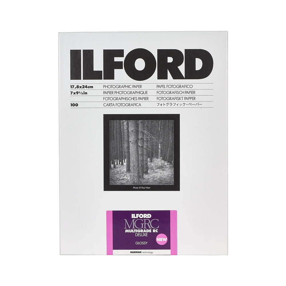 Produktbild för Ilford Multigrade RC Deluxe Glossy 12.7x17.8cm 500