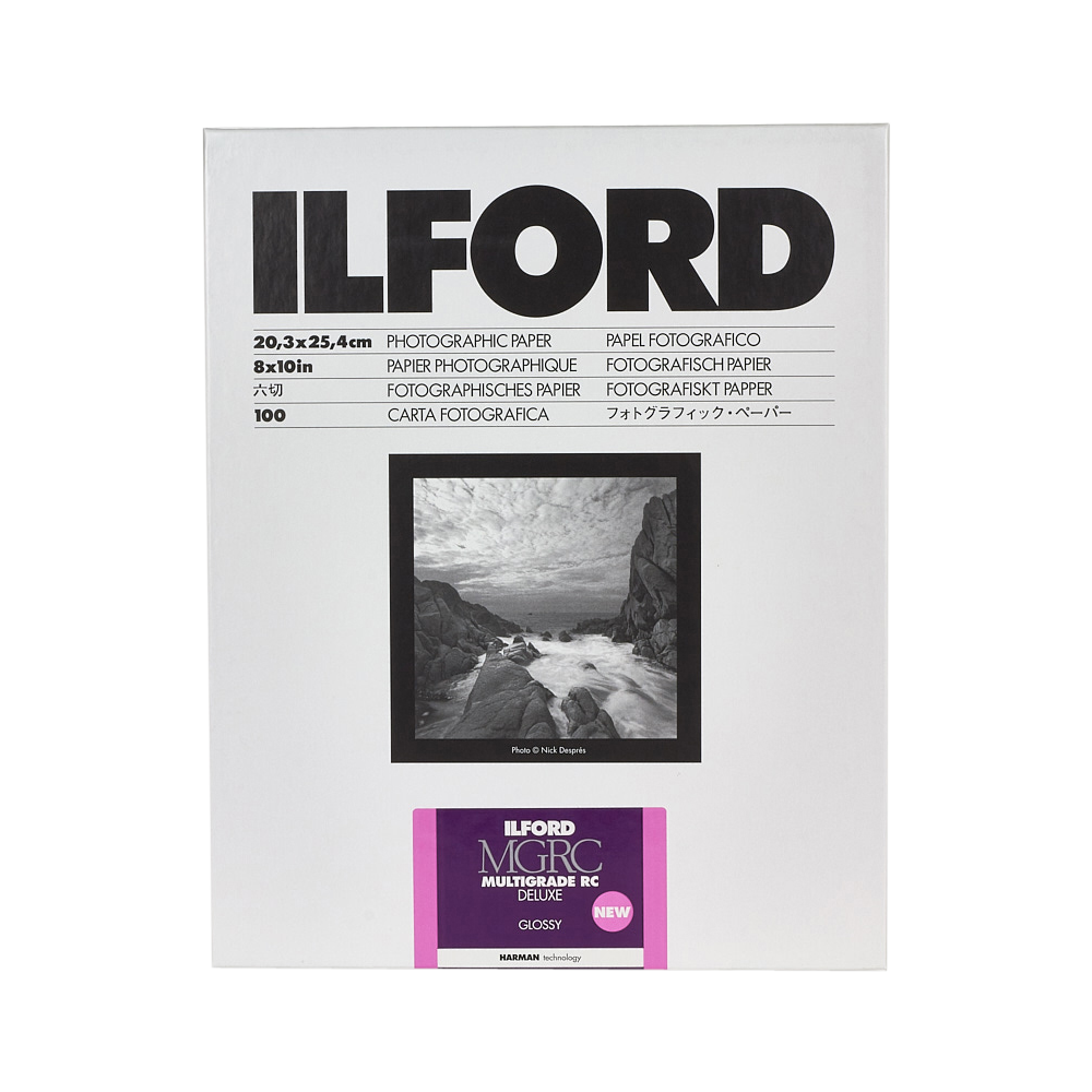 Produktbild för Ilford Multigrade RC Deluxe Glossy 24x30.5cm 250