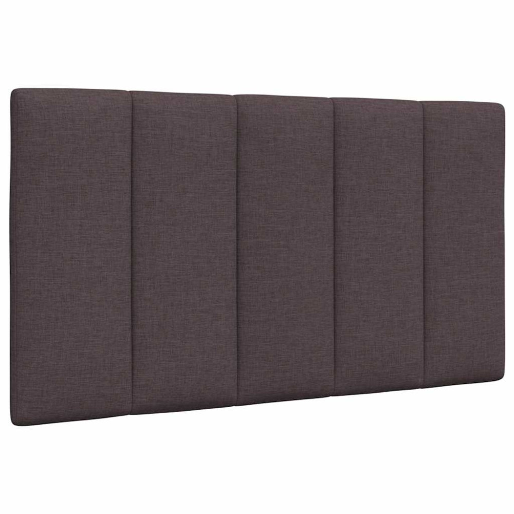 Produktbild för Bed Frame without Mattress "Hanko" Dark Brown 90x190 cm Fabric