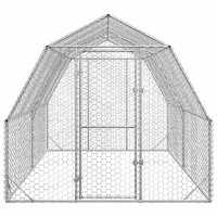 Produktbild för Hönsgård 2,5x4x2,25 m galvaniserat stål