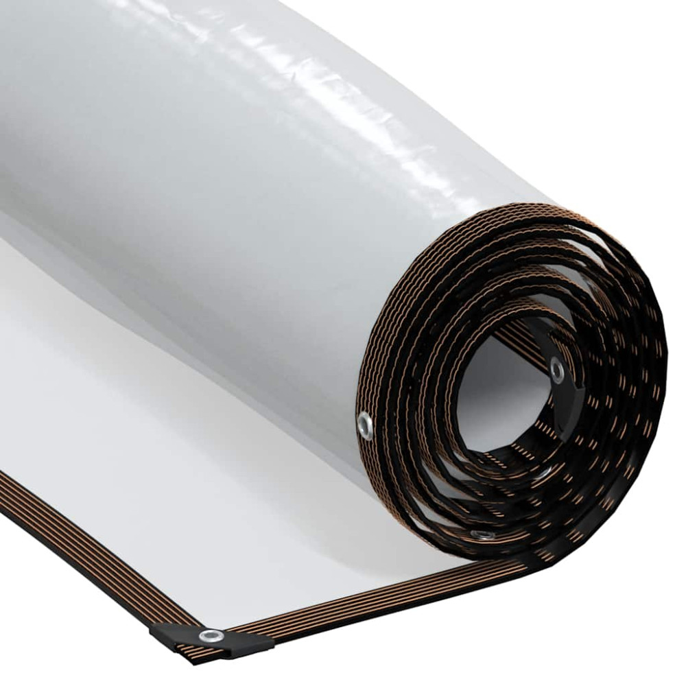 Produktbild för Klar presenning med öljetter 1x6 m polyeten