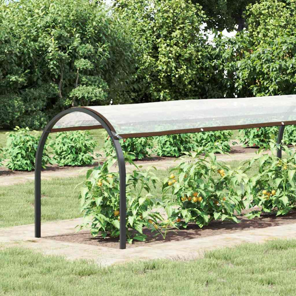 Produktbild för Klar presenning med öljetter 1x6 m polyeten
