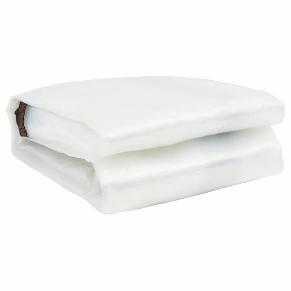 Produktbild för Klar presenning med öljetter 1x6 m polyeten