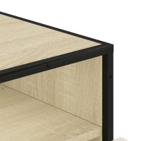 Produktbild för Byrå sonoma-ek 70x41x70 cm konstruerat trä