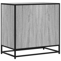 Produktbild för Byrå grå sonoma 70x41x70 cm konstruerat trä