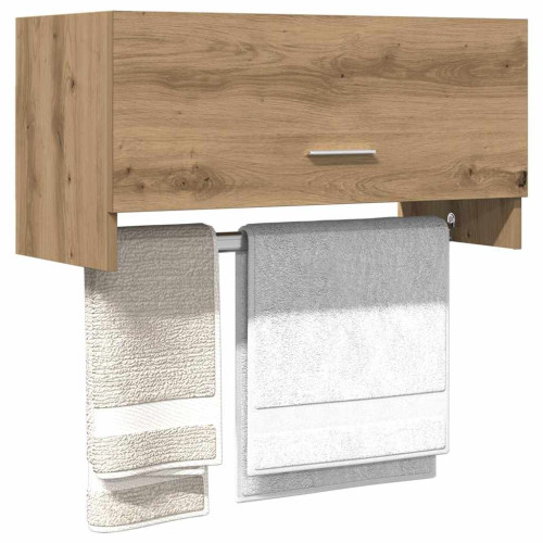 vidaXL Garderob ek 70x32,5x35 cm konstruerat trä