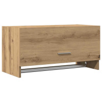 Produktbild för Garderob ek 70x32,5x35 cm konstruerat trä