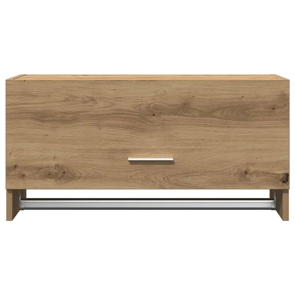 Produktbild för Garderob ek 70x32,5x35 cm konstruerat trä