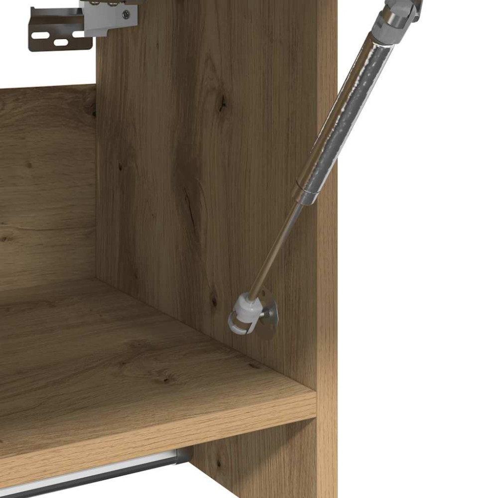 Produktbild för Garderob ek 70x32,5x35 cm konstruerat trä