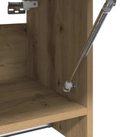 Produktbild för Garderob ek 70x32,5x35 cm konstruerat trä