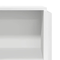 Produktbild för Receptionsdisk vit 55x50x103,5 cm konstruerat trä