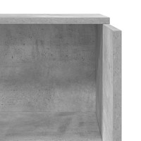 Produktbild för Receptionsdisk betonggrå 55x50x103,5 cm konstruerat trä