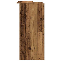 Produktbild för Receptionsdisk åldrat trä 55x50x103,5 cm konstruerat trä