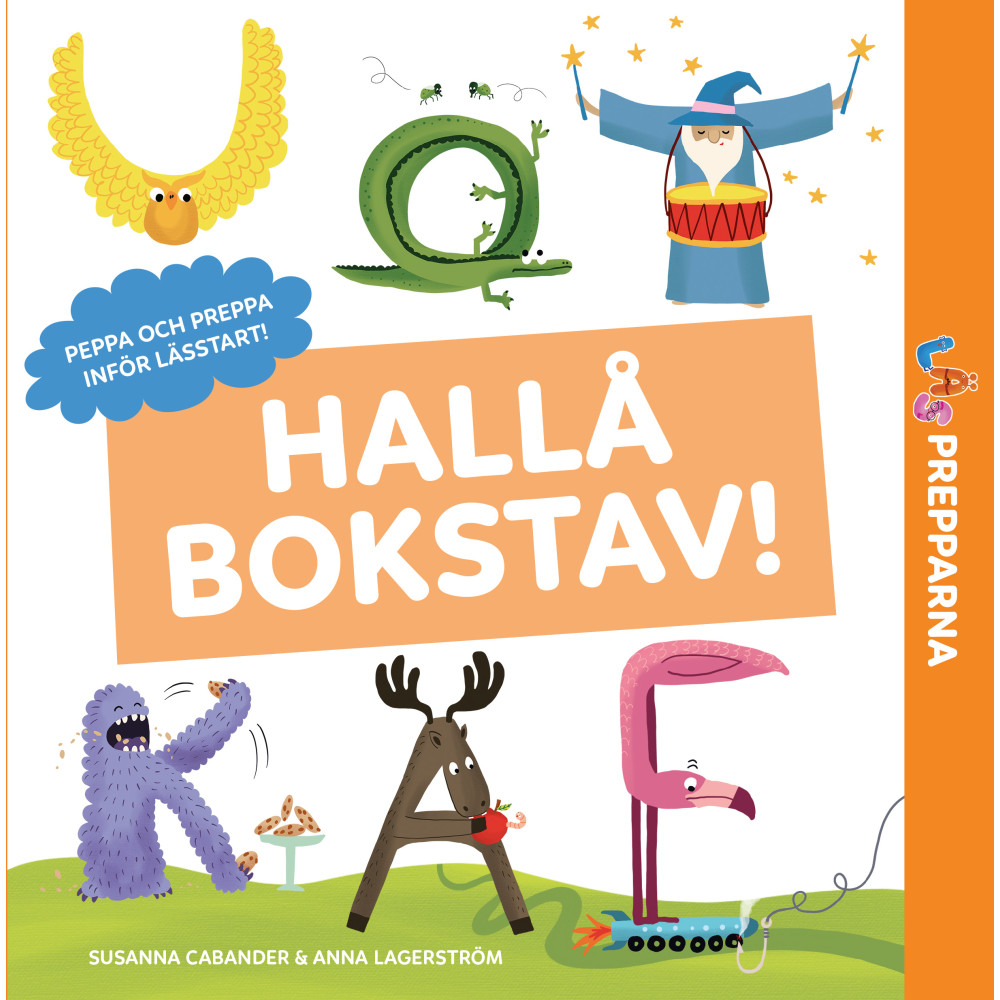 Produktbild för Hallå bokstav! (inbunden)