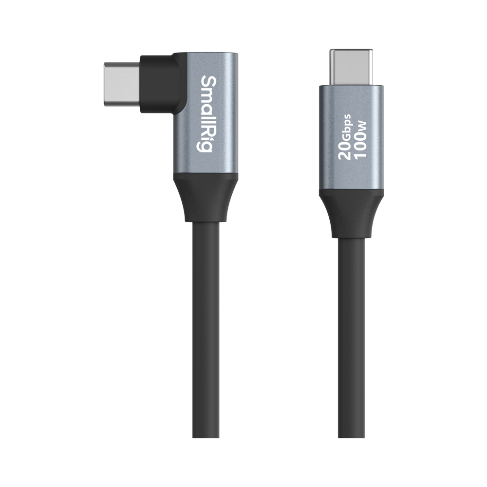 Produktbild för SmallRig 4791 USB-C (Straight) to USB-C (Angled) Data Cable 60cm