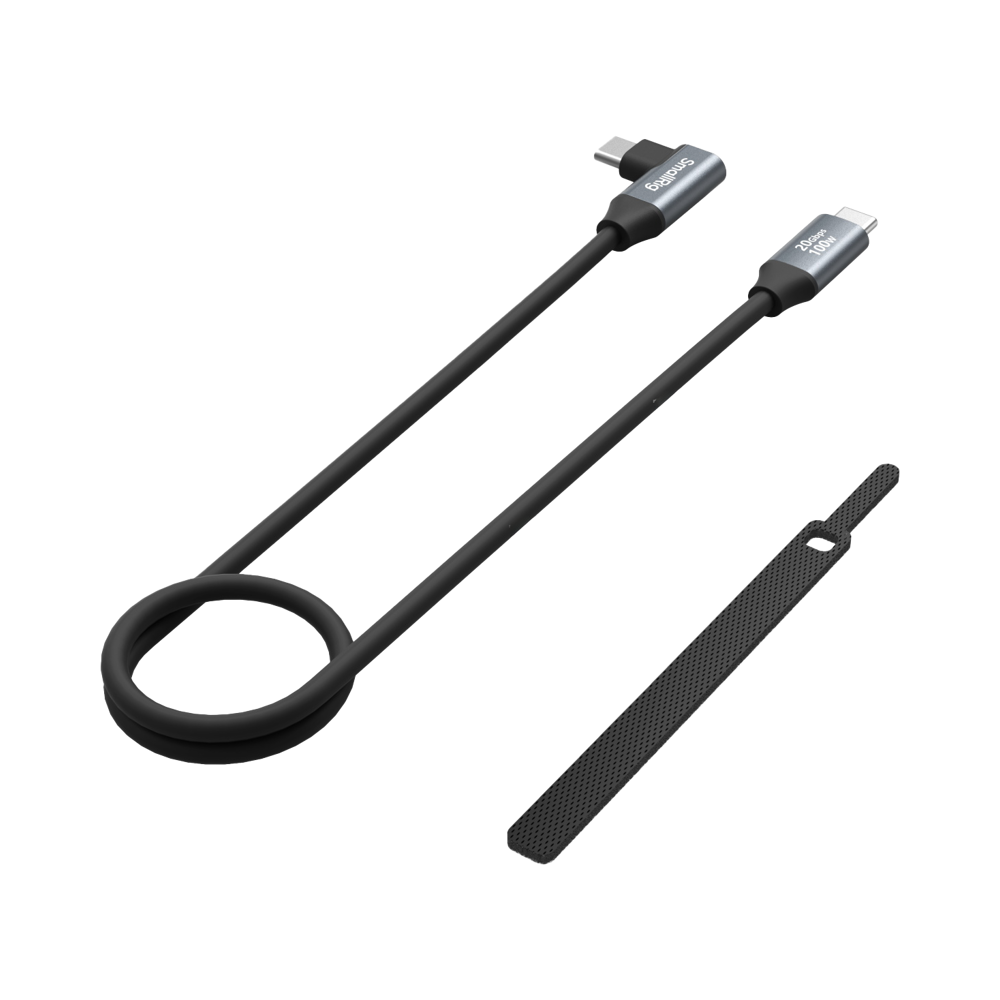 Produktbild för SmallRig 4791 USB-C (Straight) to USB-C (Angled) Data Cable 60cm