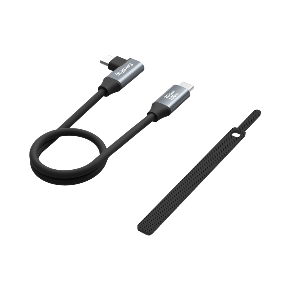 Produktbild för SmallRig 4790 USB-C (Straight) to USB-C (Angled) Data Cable 35cm