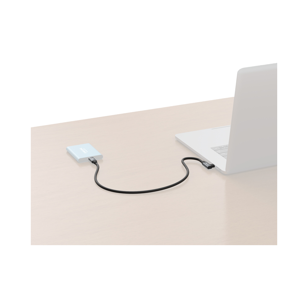 Produktbild för SmallRig 4790 USB-C (Straight) to USB-C (Angled) Data Cable 35cm