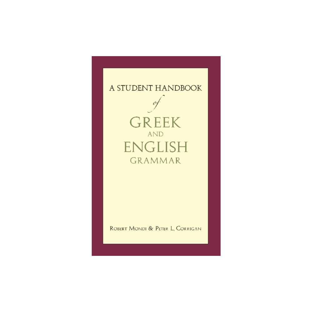 Produktbild för A Student Handbook of Greek and English Grammar (häftad, eng)