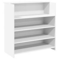 Produktbild för Receptionsdisk vit 100x50x103,5 cm konstruerat trä