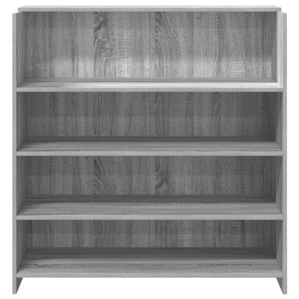 Produktbild för Receptionsdisk grå sonoma 100x50x103,5 cm konstruerat trä