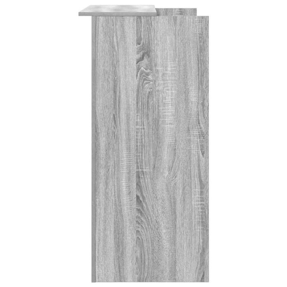 Produktbild för Receptionsdisk grå sonoma 100x50x103,5 cm konstruerat trä