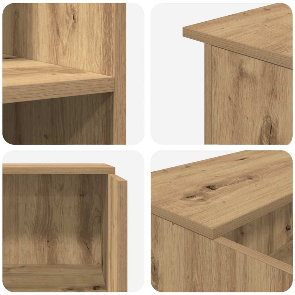 Produktbild för Receptionsdisk artisan ek 100x50x103,5 cm konstruerat trä