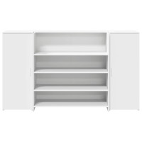 Produktbild för Receptionsdisk vit 180x50x103,5 cm konstruerat trä