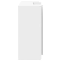Produktbild för Receptionsdisk vit 180x50x103,5 cm konstruerat trä