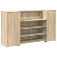 Produktbild för Receptionsdisk sonoma-ek 180x50x103,5 cm konstruerat trä