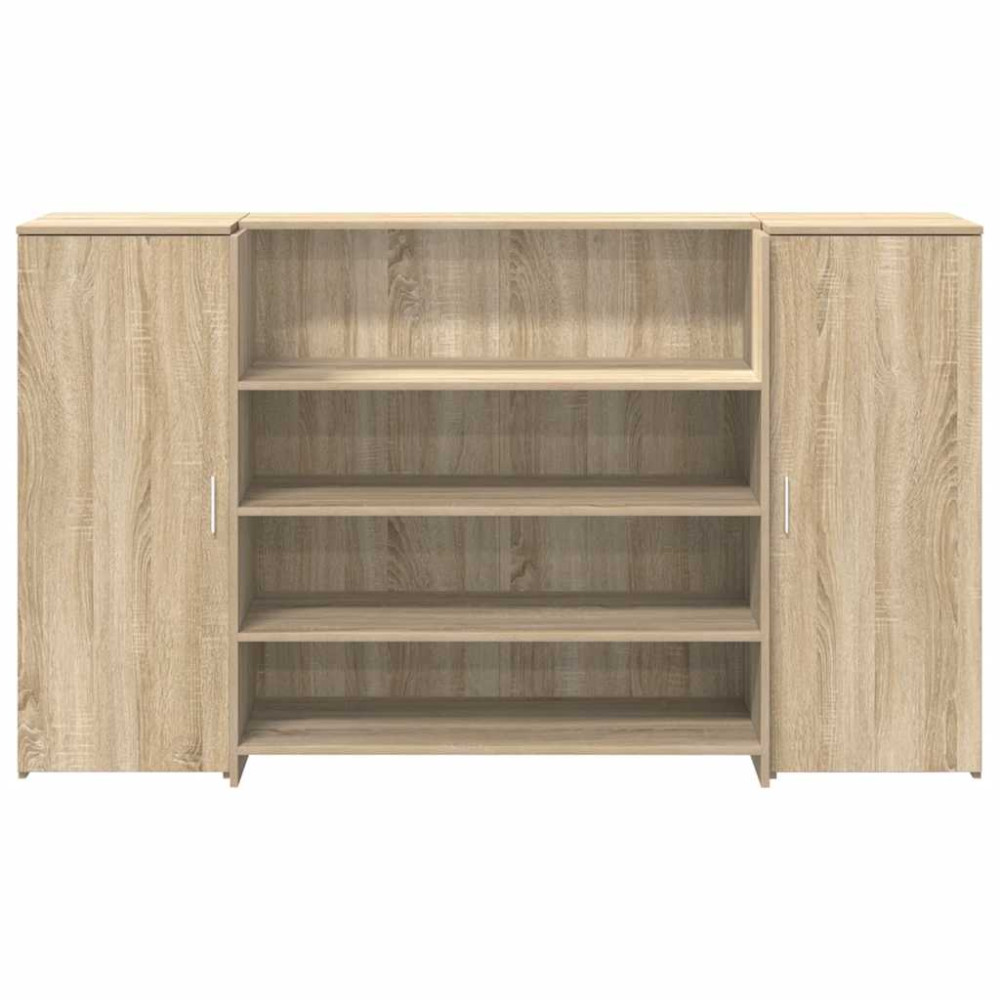 Produktbild för Receptionsdisk sonoma-ek 180x50x103,5 cm konstruerat trä