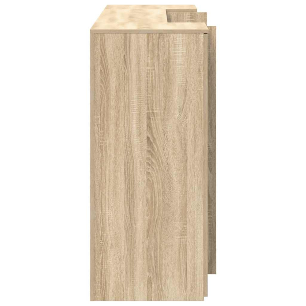 Produktbild för Receptionsdisk sonoma-ek 180x50x103,5 cm konstruerat trä