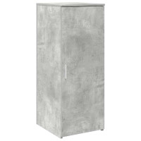Produktbild för Receptionsdisk betonggrå 180x50x103,5 cm konstruerat trä