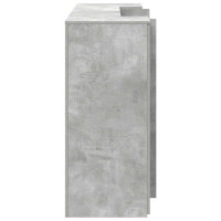 Produktbild för Receptionsdisk betonggrå 180x50x103,5 cm konstruerat trä