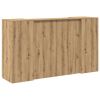 Produktbild för Receptionsdisk artisan ek 180x50x103,5 cm konstruerat trä