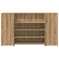 Produktbild för Receptionsdisk artisan ek 180x50x103,5 cm konstruerat trä