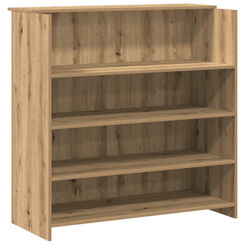 Produktbild för Receptionsdisk artisan ek 180x50x103,5 cm konstruerat trä